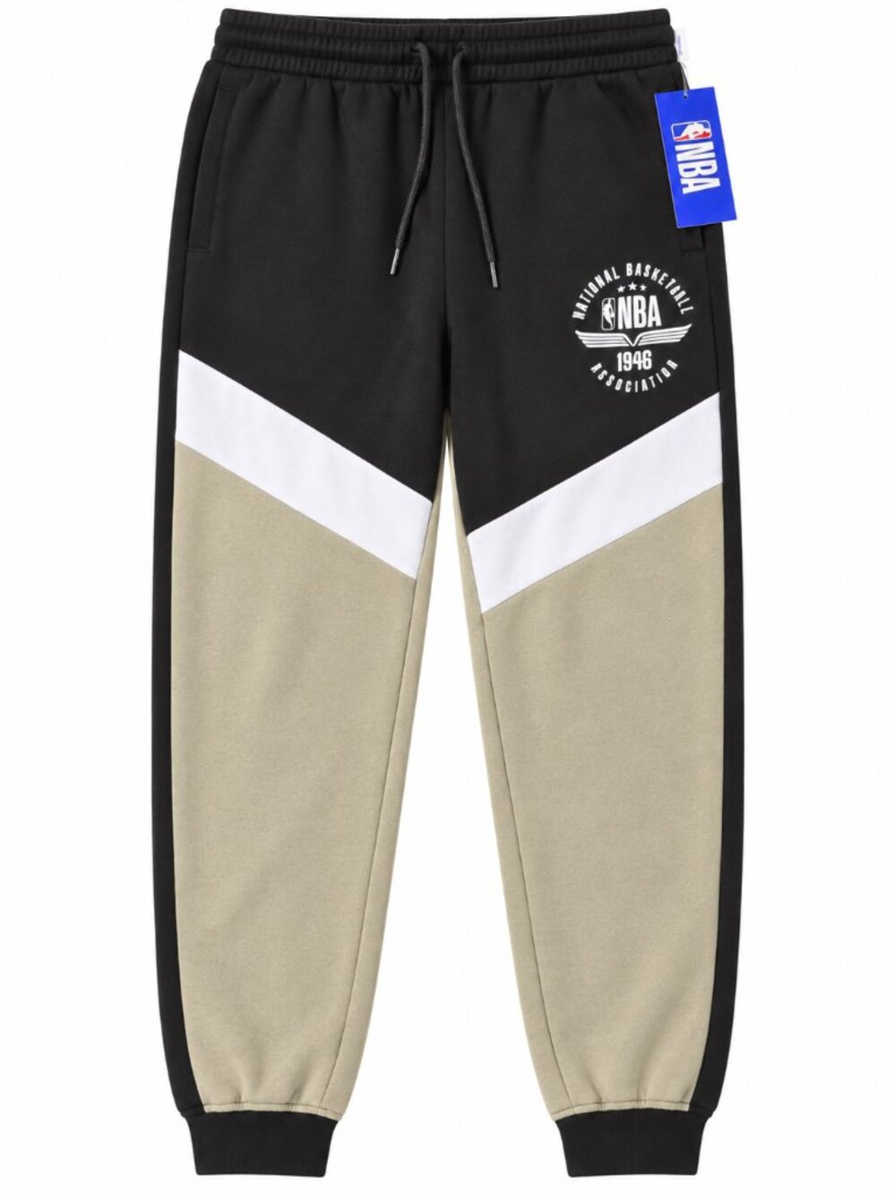 NWT NBA Basketball Forever Men’s L Colorblock Jogger Pants